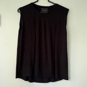 Everlane | Ryan Black Rayon Muscle Tank Size XS